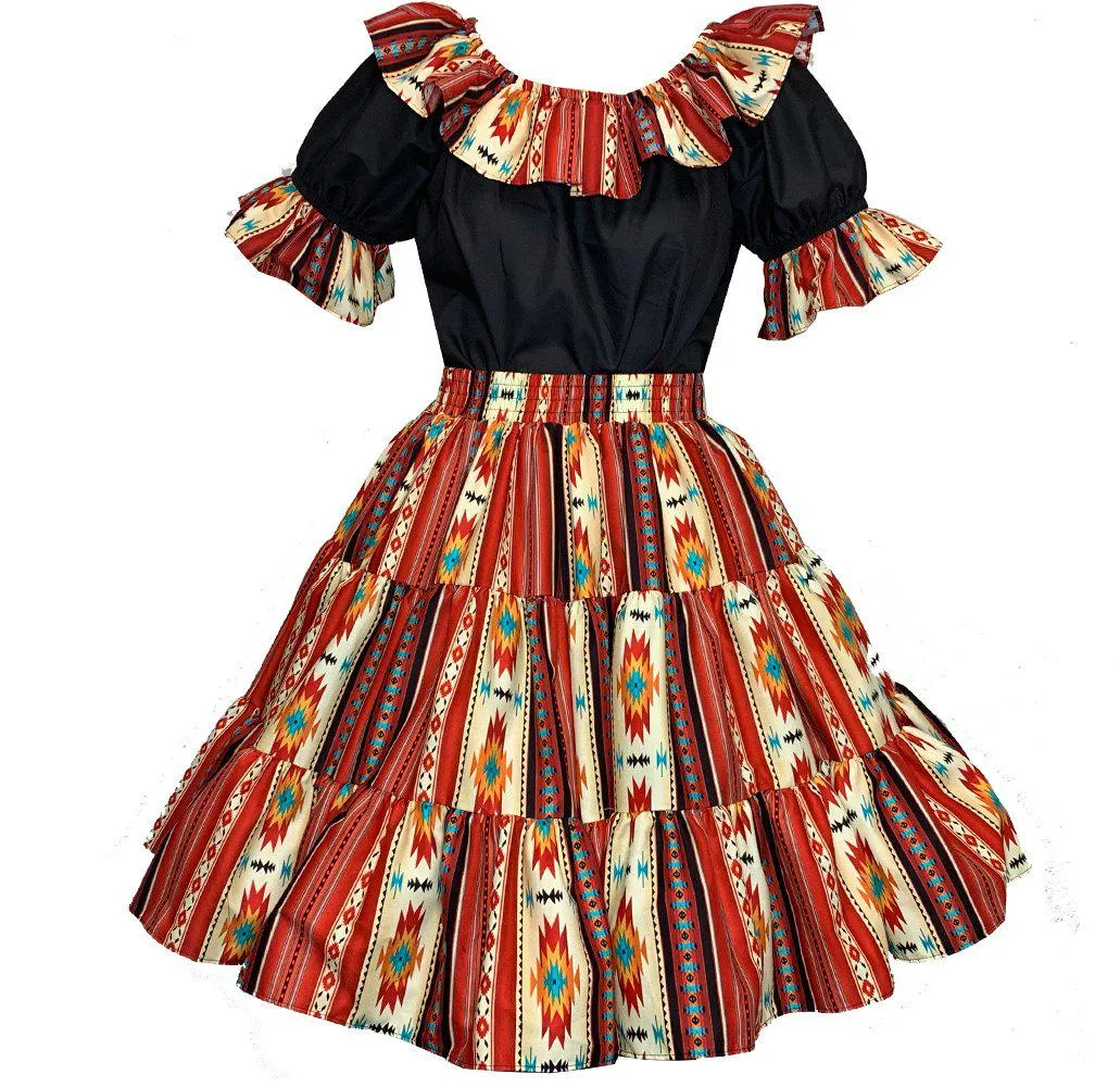 Southwest Santa Fe Square Dance Outfit