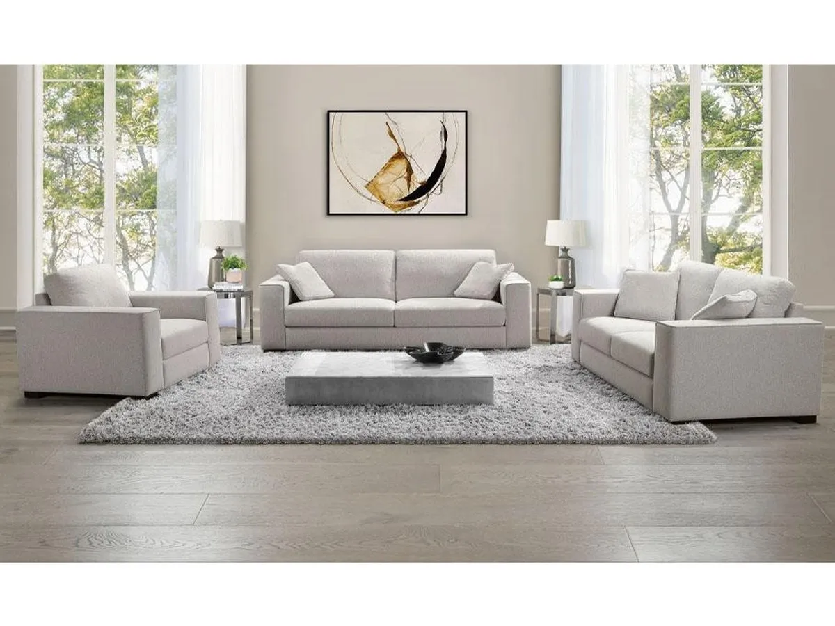 Tamora 3-pc Fabric Sofa Set