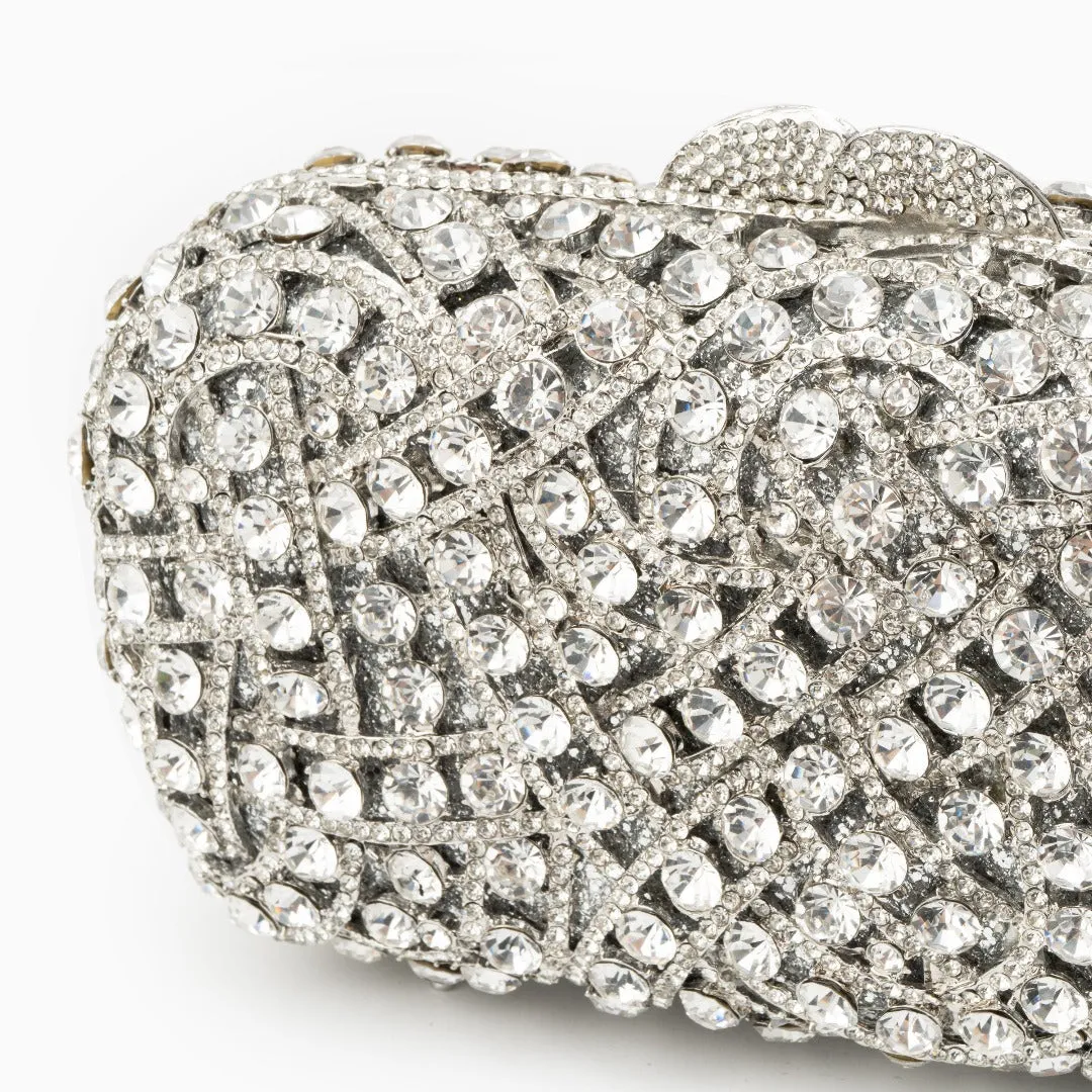 Valentina Rhinestones Clutch Bag