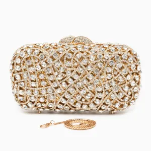 Valentina Rhinestones Clutch Bag