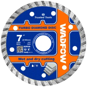 Wet & Dry Turbo Diamond Disc 7 Inches WDC3K04