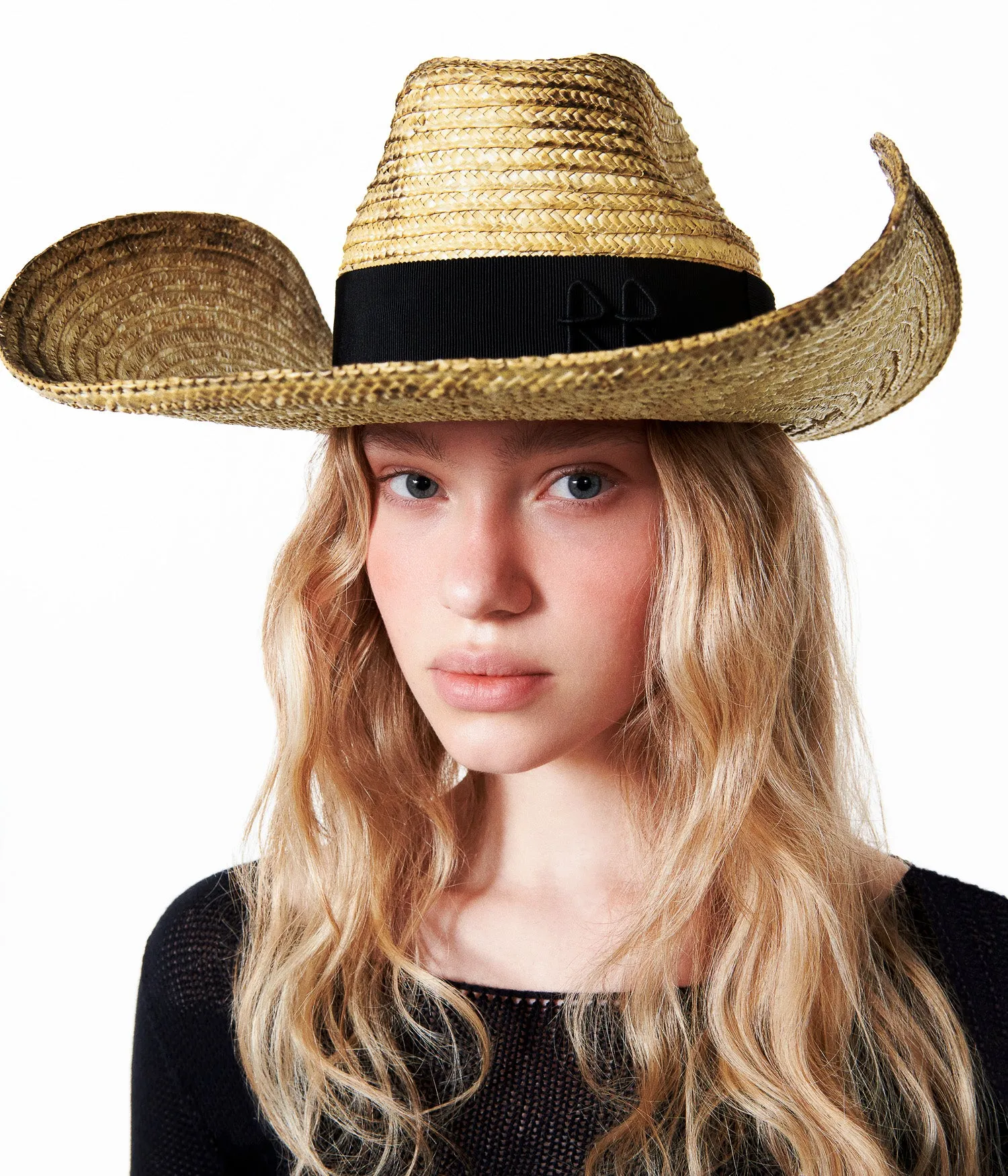 Wheat Spikes Embellished "Sunburnt" Cowboy Hat