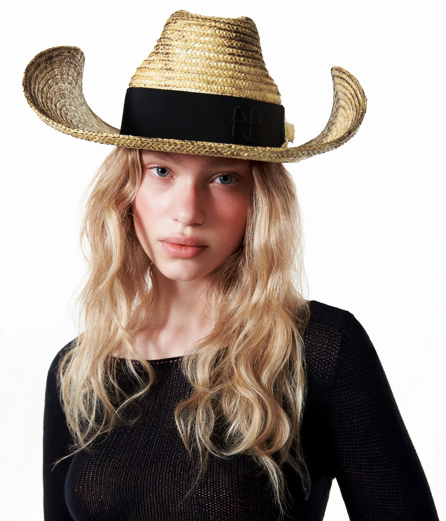 Wheat Spikes Embellished "Sunburnt" Cowboy Hat